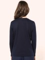 T-Shirts à personnaliser KARIBAN T-shirt Supima® col rond manches longues femme 