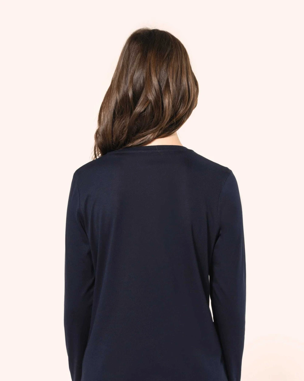T-Shirts personnalisable KARIBAN T-shirt Supima® col rond manches longues femme