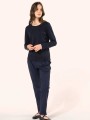 T-Shirts à personnaliser KARIBAN T-shirt Supima® col rond manches longues femme 