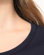 T-shirts KARIBAN Supima® dames-T-shirt ronde hals lange mouwen voor bedrukking &amp; borduring