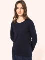 T-Shirts à personnaliser KARIBAN T-shirt Supima® col rond manches longues femme 