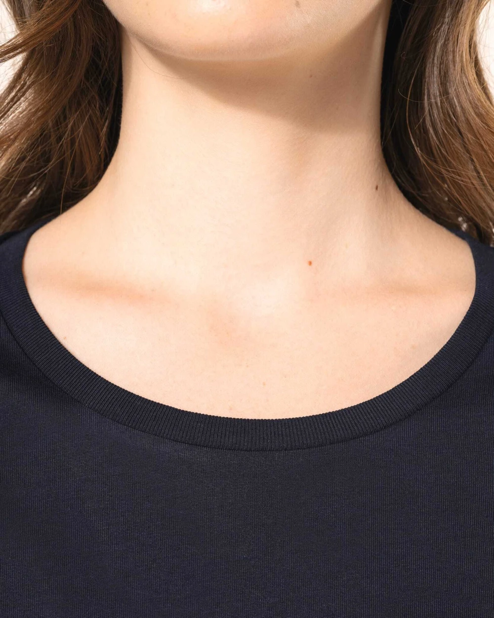 T-Shirts personnalisable KARIBAN T-shirt Supima® col rond manches longues femme