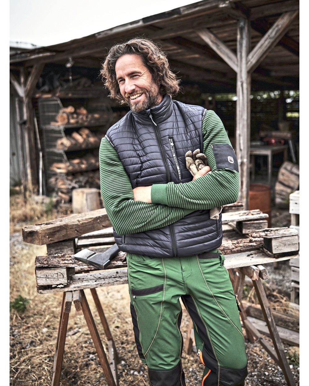 Jassen TERRAX WORKWEAR Men´s Quilted Vest voor bedrukking &amp; borduring