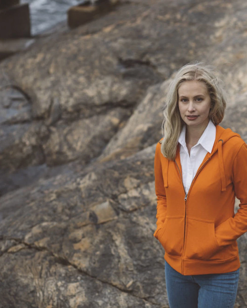 Sweat-shirts personnalisable COTTOVER SWEATSHIRT À CAPUCHE FULL ZIP FEMME - CERTIFIÉ GOTS