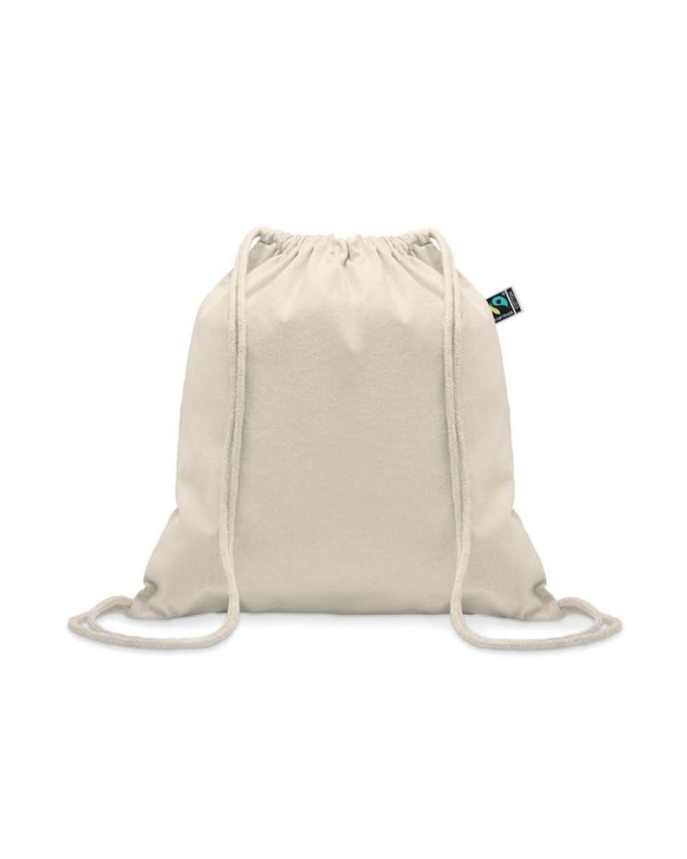 Tassen & Zakken 4DO Fairtrade rugzakje met koord voor bedrukking &amp; borduring