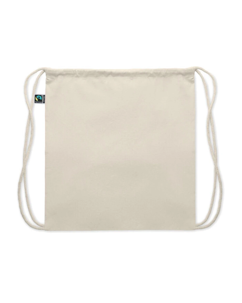 Tassen & Zakken 4DO Fairtrade rugzakje met koord voor bedrukking &amp; borduring