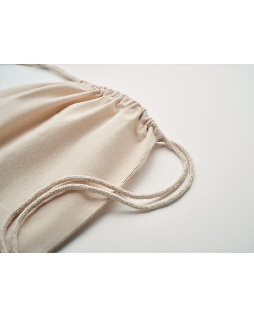 Tassen & Zakken 4DO Fairtrade rugzakje met koord voor bedrukking &amp; borduring