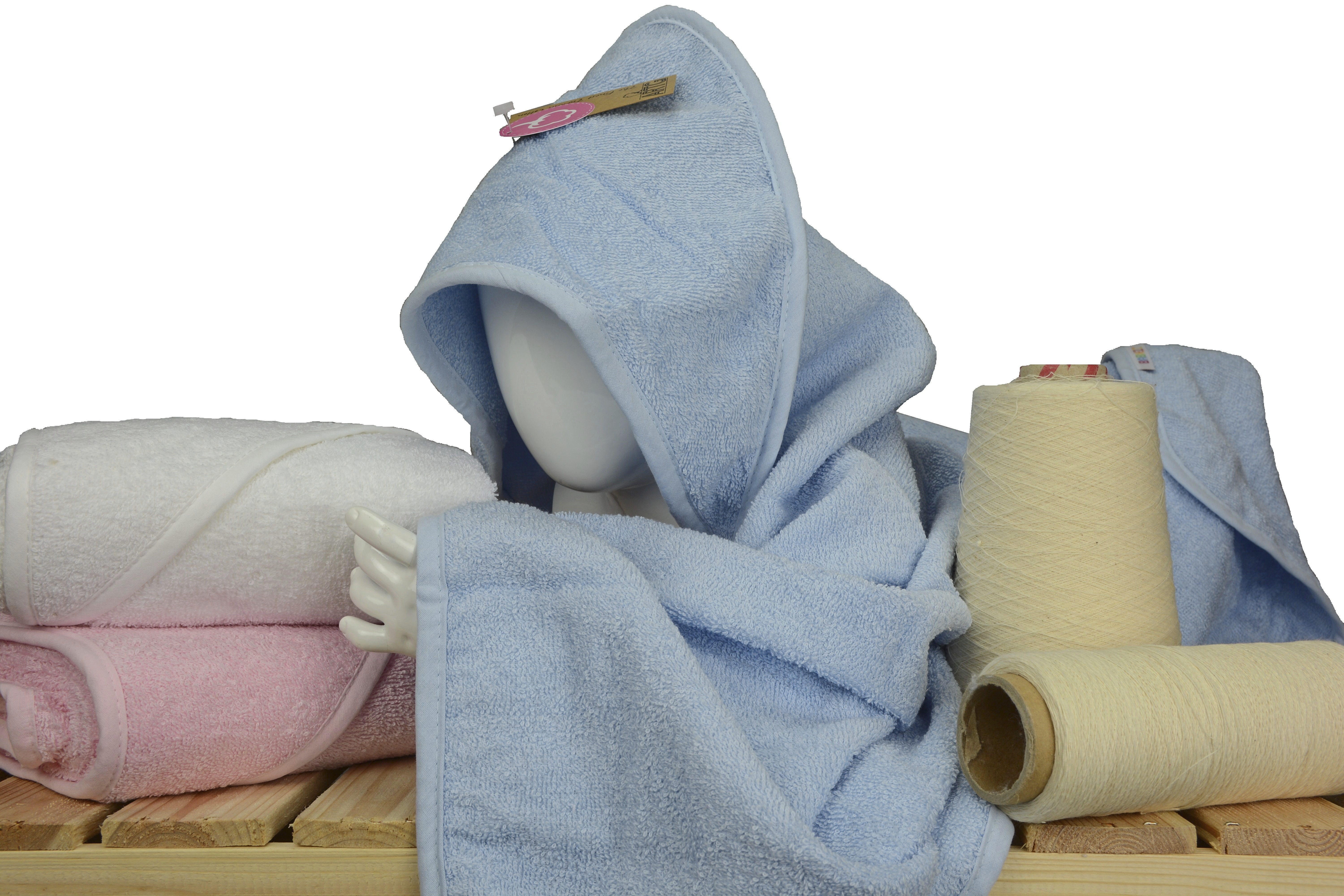 Produits éponges personnalisable A&R Babiezz® Baby Hooded Towel