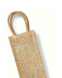 Tassen & Zakken WESTFORDMILL SHIMMER JUTE BOTTLE BAG voor bedrukking &amp; borduring