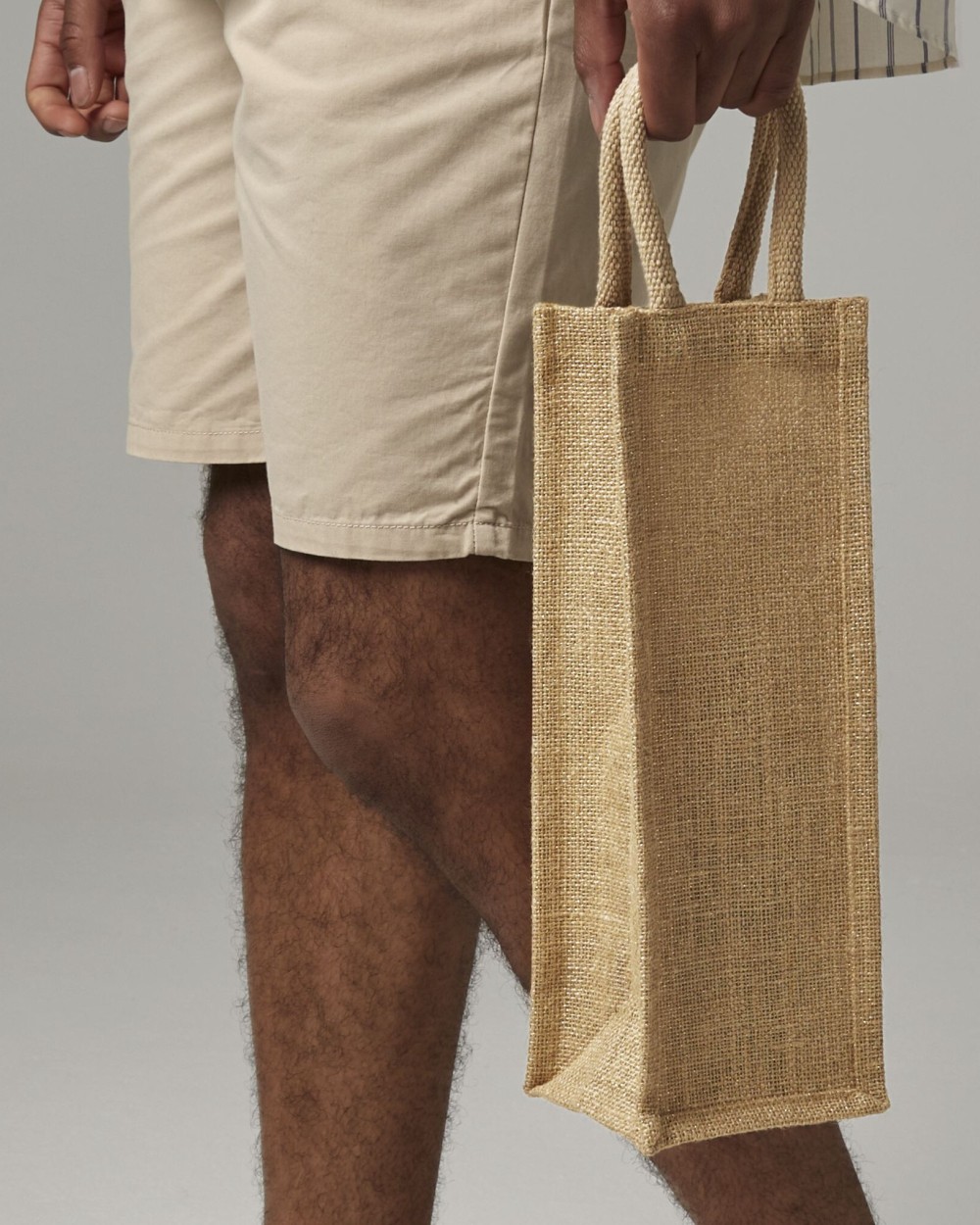 WESTFORDMILL SHIMMER JUTE BOTTLE BAG Taschen personalisierbar