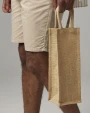 Tassen & Zakken WESTFORDMILL SHIMMER JUTE BOTTLE BAG voor bedrukking &amp; borduring