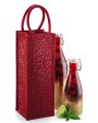 Tassen & Zakken WESTFORDMILL SHIMMER JUTE BOTTLE BAG voor bedrukking &amp; borduring