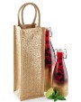 WESTFORDMILL SHIMMER JUTE BOTTLE BAG Taschen personalisierbar