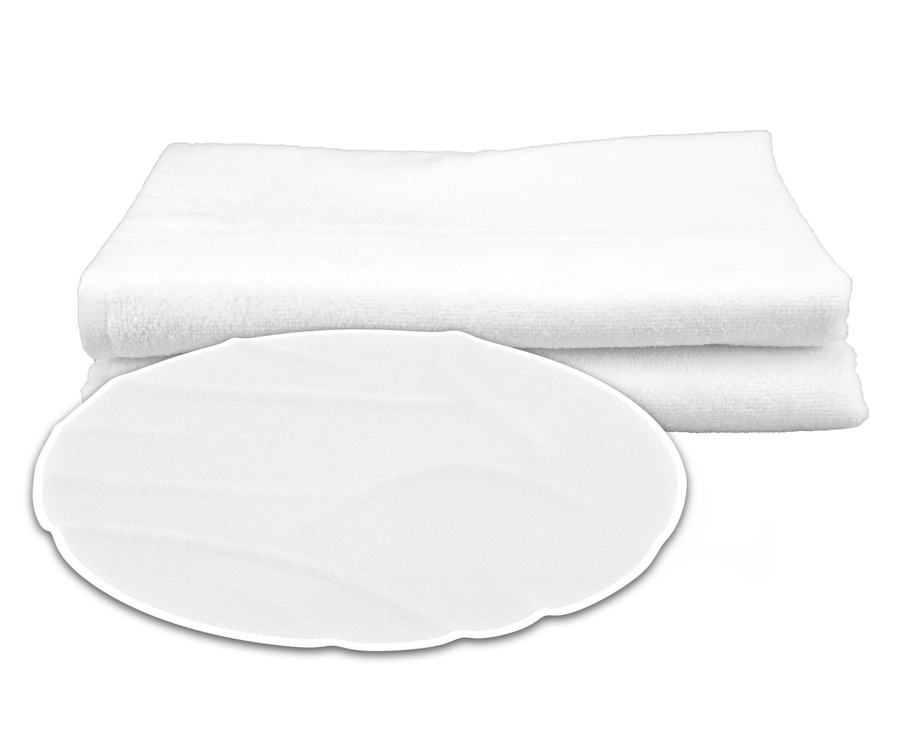 Produits éponges personnalisable A&R SUBLI-Me ALL-OVER Round Towel