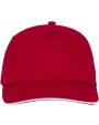 Petjes ELEVATE Styx 5 panel sandwich cap voor bedrukking &amp; borduring