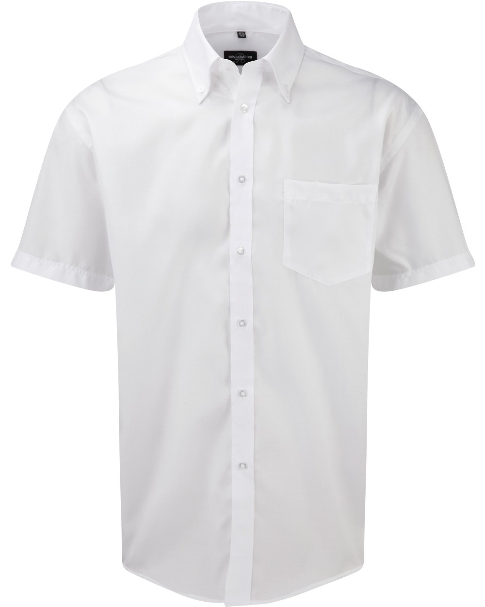 RUSSELL Men's Short Sleeve Ultimate Non-Iron Shirt Hemden personalisierbar