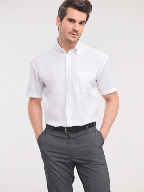 Chemises à personnaliser RUSSELL Chemise homme manches courtes Non Iron - classique 