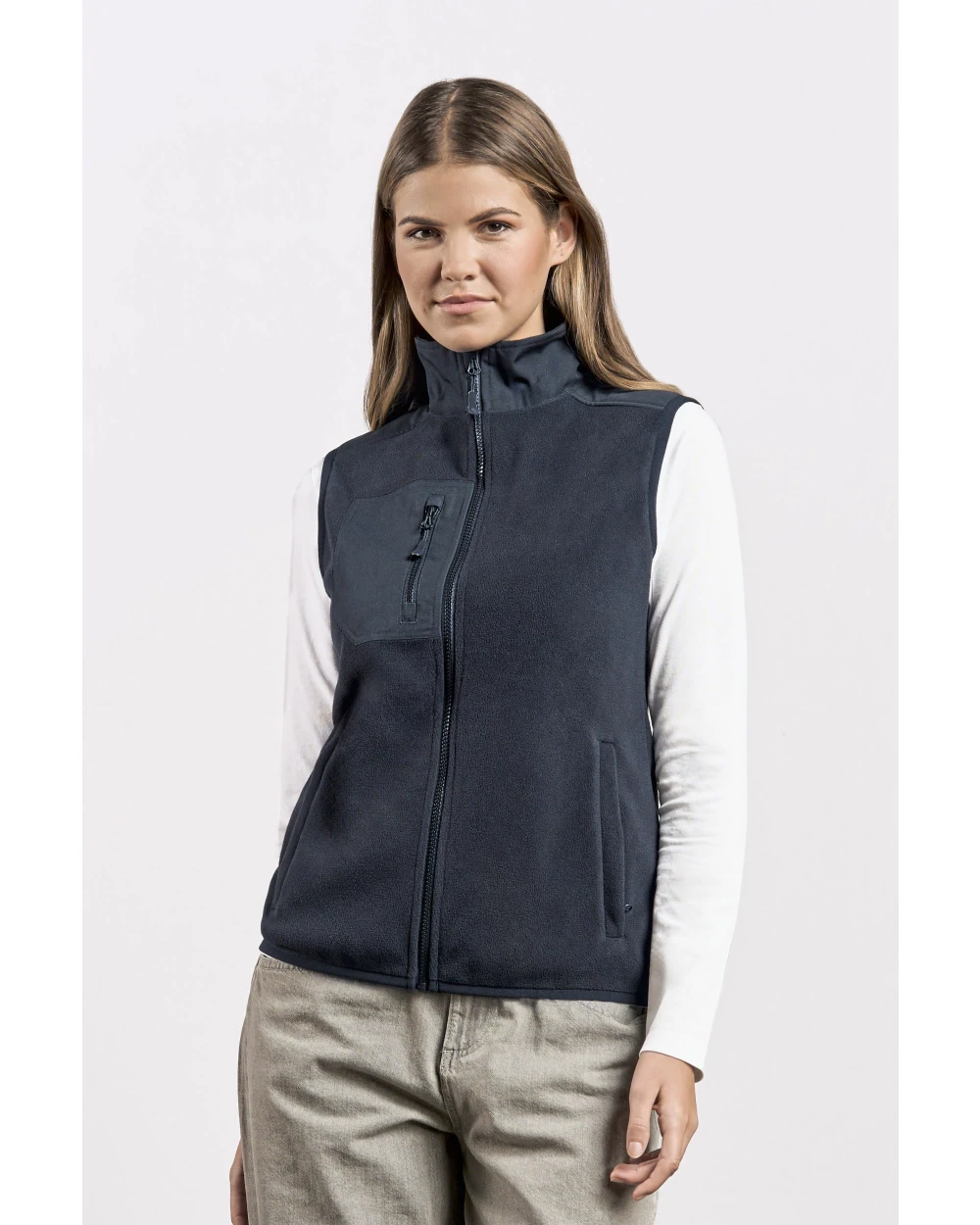Laines polaires personnalisable PROMODORO Women´s Canvas Fleece Vest