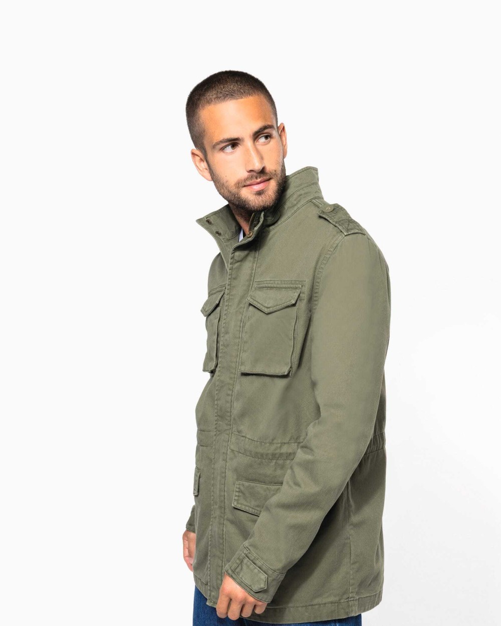 KARIBAN Safari-Jacke für Herren Jacken personalisierbar