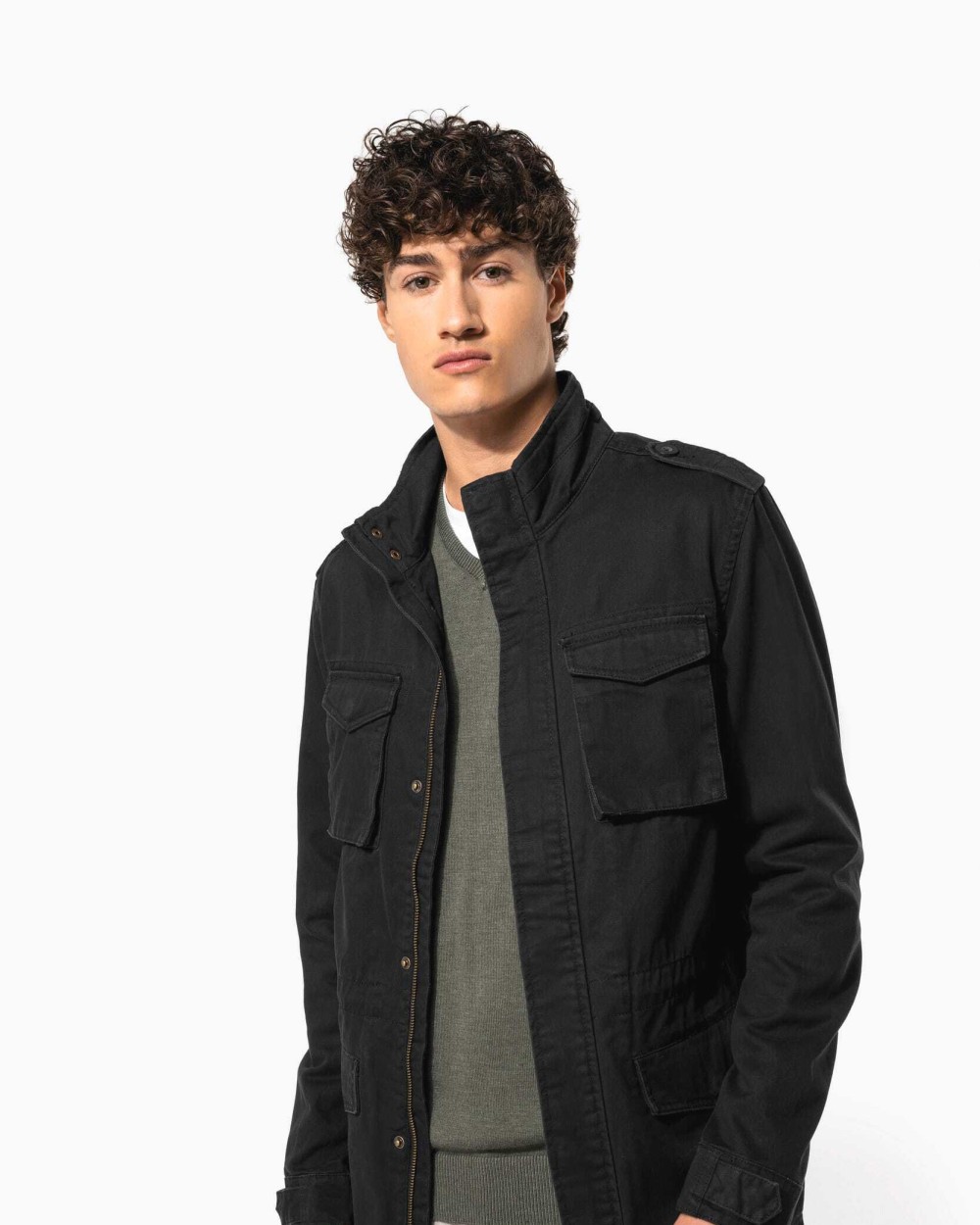 KARIBAN Safari-Jacke für Herren Jacken personalisierbar