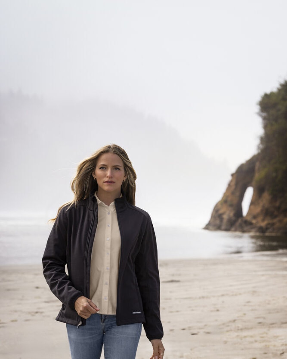 Softshells CUTTER & BUCK Oak Harbor Softshell Jacket Dames voor bedrukking &amp; borduring