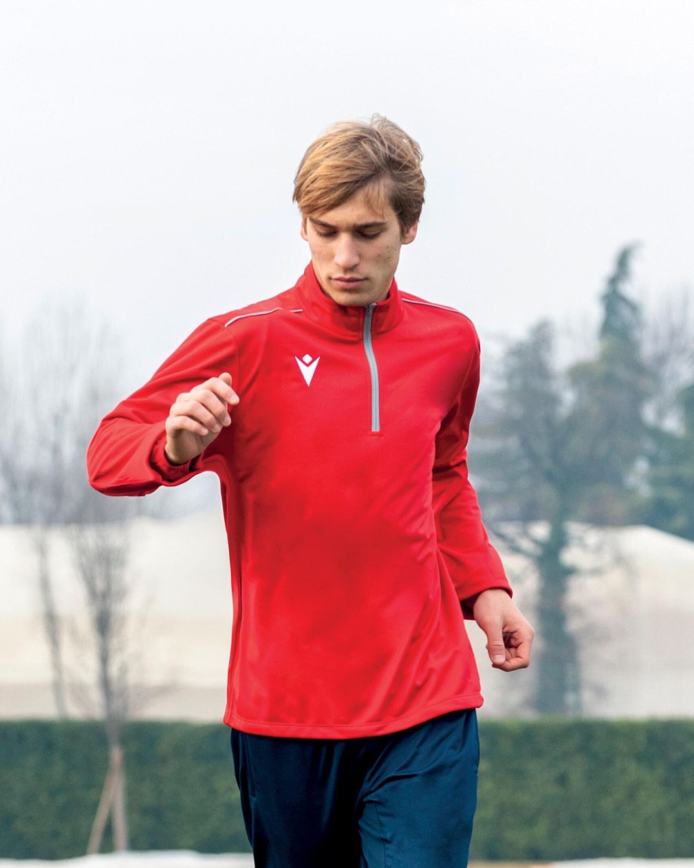 T-shirts MACRON HAVEL 1/4 ZIP JERSEY JUNIOR TRAINING TOP voor bedrukking &amp; borduring