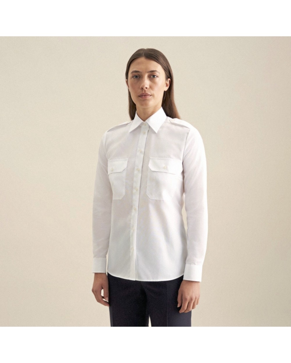 SEIDENSTICKER Women´s Pilot Blouse Regular Fit Longsleeve Hemden personalisierbar