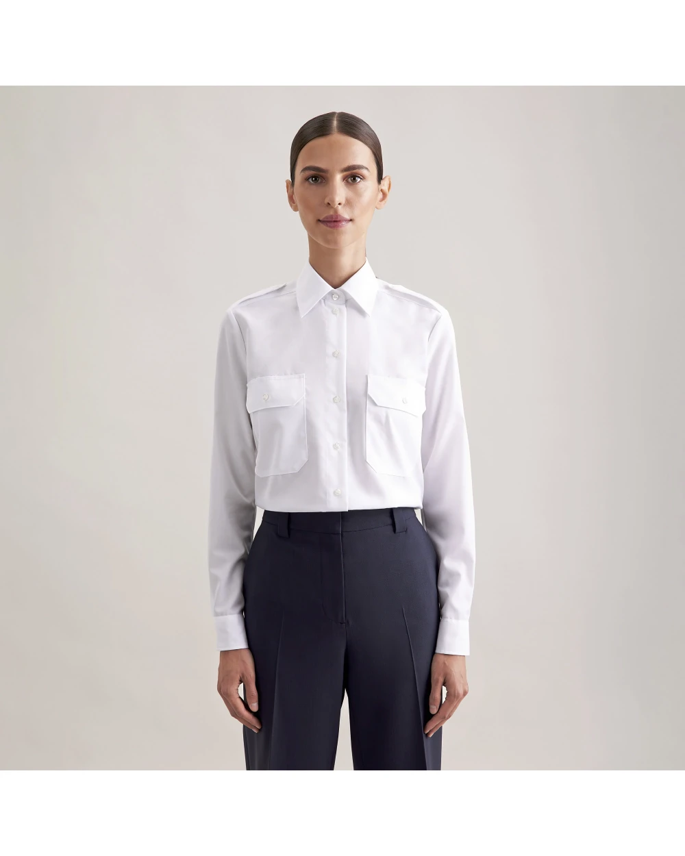 SEIDENSTICKER Women´s Pilot Blouse Regular Fit Longsleeve Hemden personalisierbar