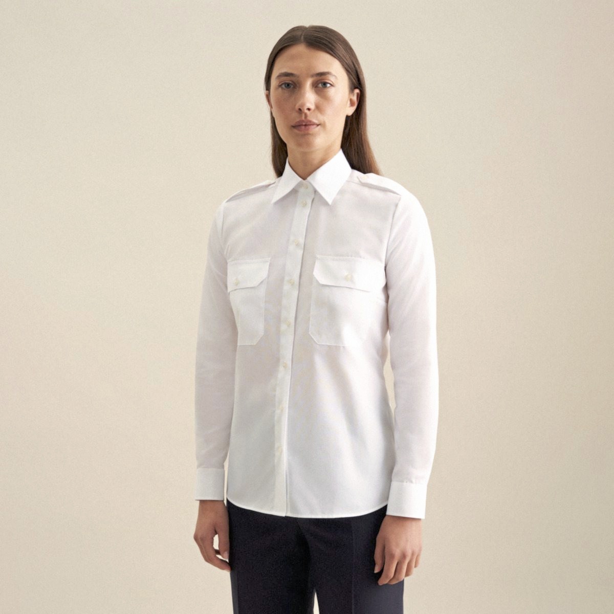 SEIDENSTICKER Women´s Pilot Blouse Regular Fit Longsleeve Hemden personalisierbar