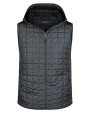 JAMES & NICHOLSON Men's Knitted Hybrid Vest Jacken personalisierbar