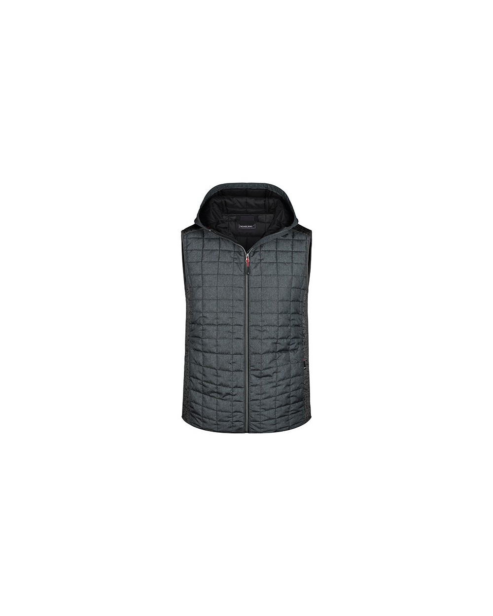JAMES & NICHOLSON Men's Knitted Hybrid Vest Jacken personalisierbar