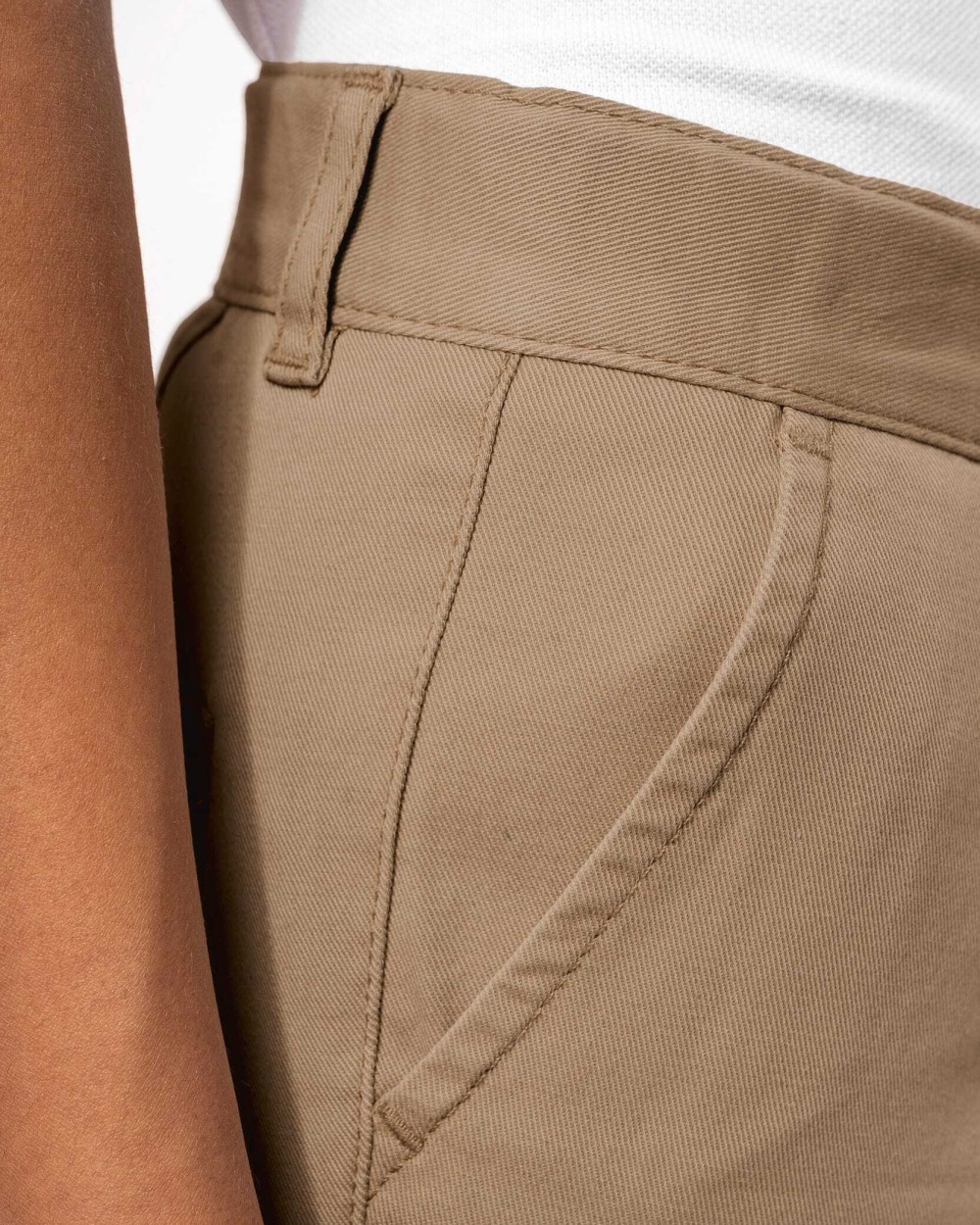 Bermuda's & Shorts KARIBAN Chinobermuda voor meisjes voor bedrukking &amp; borduring