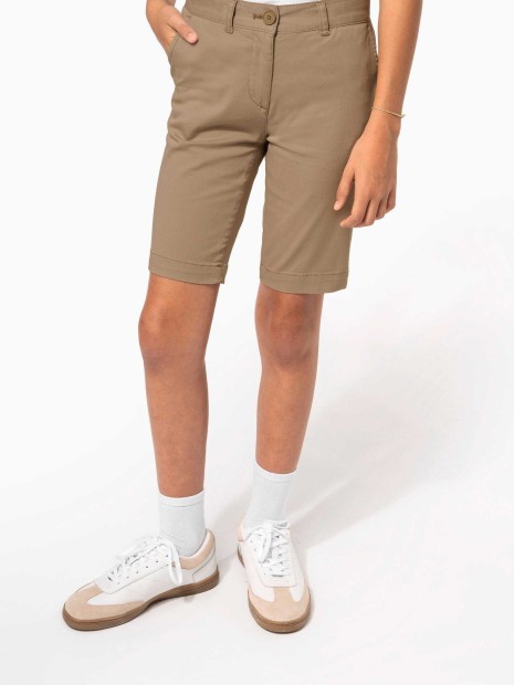 Bermudas & Shorts à personnaliser KARIBAN Bermuda chino fille 