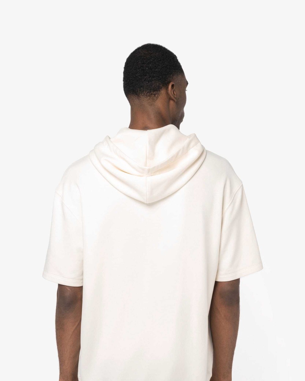 Sweat-shirts personnalisable NATIVE SPIRIT Sweat-shirt écoresponsable à capuche à épaules tombantes manches courtes French Terry unisexe