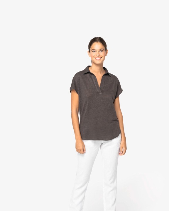 Polos personnalisable SPASSO Polo en lin femme