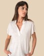 SPASSO Damen-Polohemd aus Leinen Poloshirts personalisierbar