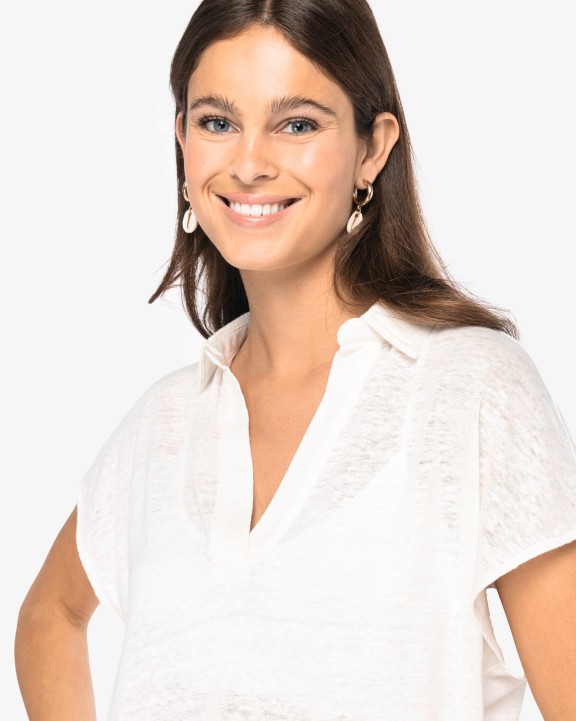 Polos personnalisable SPASSO Polo en lin femme