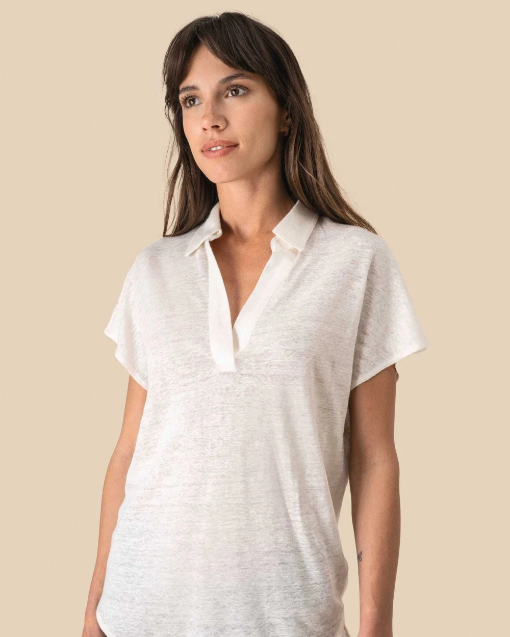 Polos personnalisable SPASSO Polo en lin femme