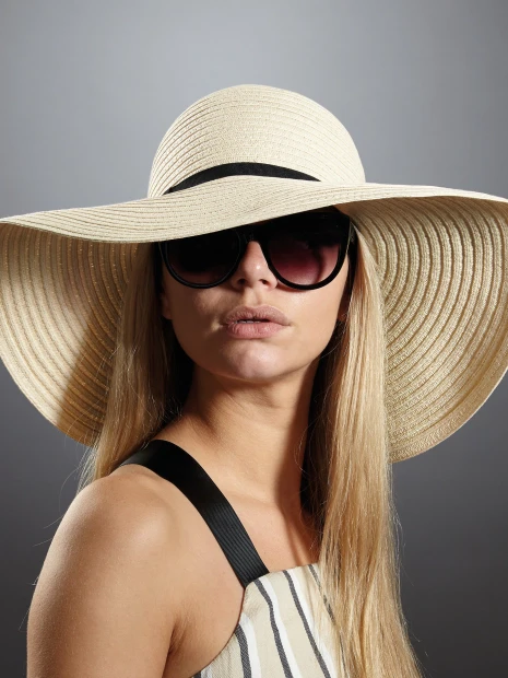 Casquettes à personnaliser BEECHFIELD Chapeau d'été à bord large Marbella 