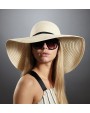 Petjes BEECHFIELD Marbella wide-brimmed sun Hat voor bedrukking &amp; borduring