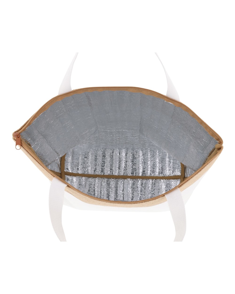 4DO Strand-Kühltasche baumwolle/Jute 42x10x30cm Tote Bags personalisierbar