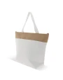 Tote bags 4DO Strandkoelerzak katoen/jute 42x10x30cm voor bedrukking &amp; borduring