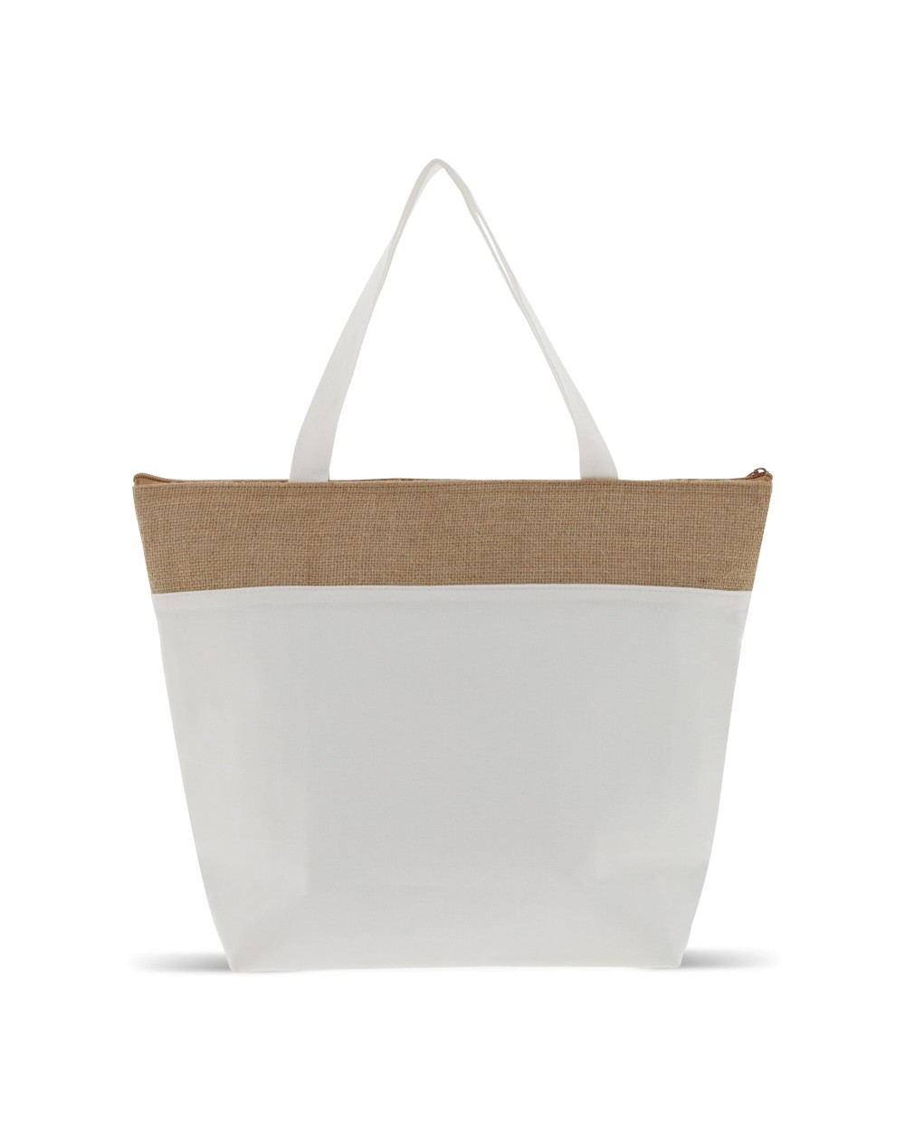 Tote bags personnalisable 4DO Sac isotherme de plage coton/jute 42x10x30cm