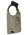 Vestes personnalisable PROJOB 2806 VESTE SANS MANCHE DOUBLEE MULTIPOCHES EPAULES CONTRASTEES