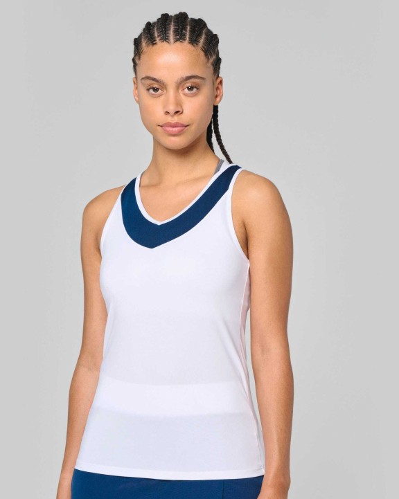 T-Shirts personnalisable PROACT Débardeur de padel bicolore femme