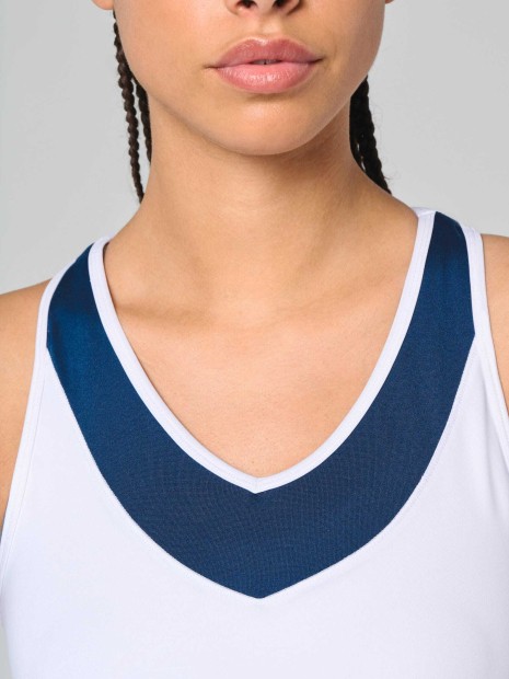 T-Shirts à personnaliser PROACT Débardeur de padel bicolore femme 