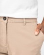 Bermuda's & Shorts NATIVE SPIRIT Ecologische chinobermuda dames voor bedrukking &amp; borduring