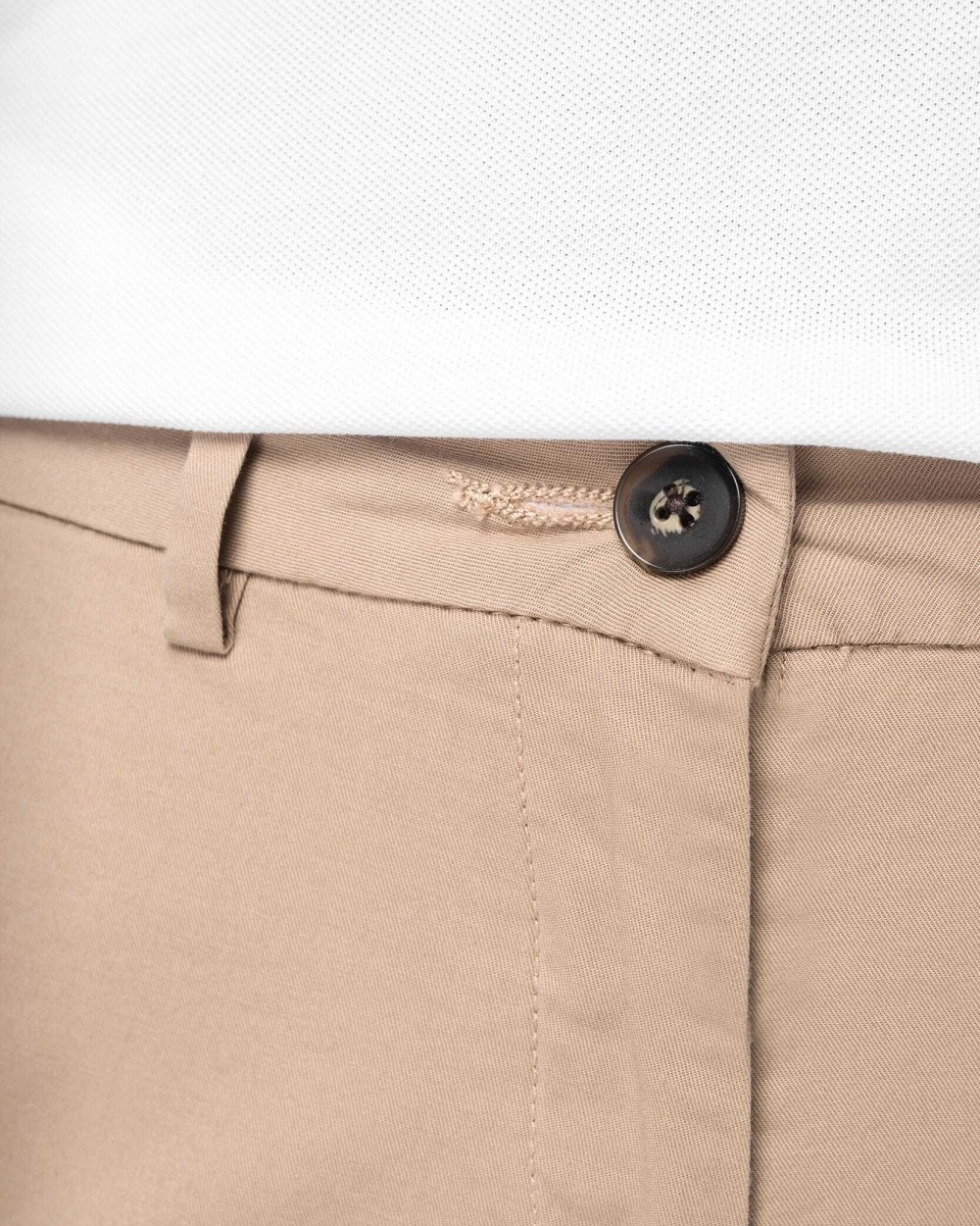 Bermuda's & Shorts NATIVE SPIRIT Ecologische chinobermuda dames voor bedrukking &amp; borduring