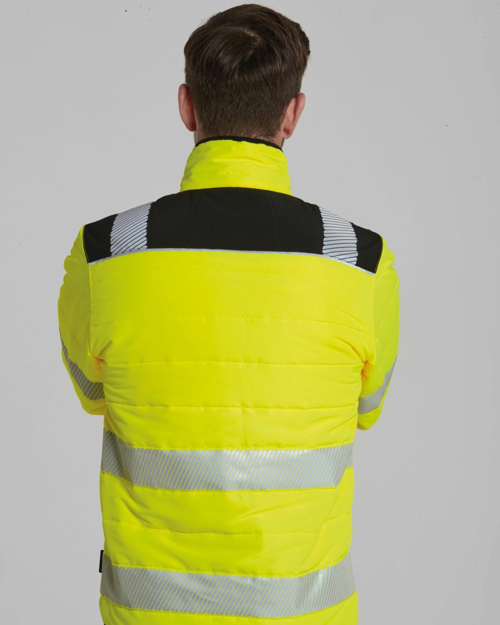 Jassen PORTWEST PW3 Hi-vis baffle jacket (PW371) voor bedrukking &amp; borduring