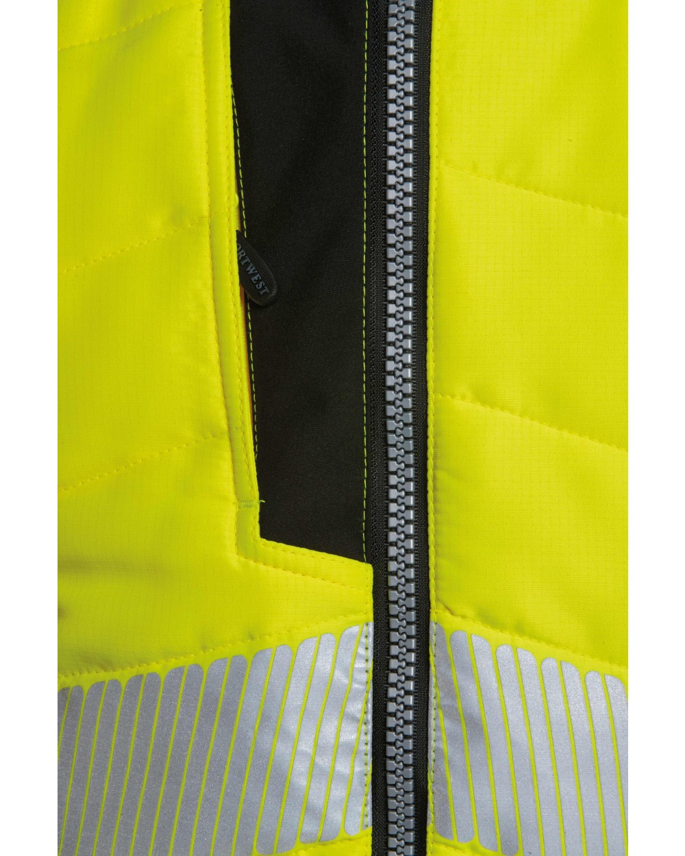 Jassen PORTWEST PW3 Hi-vis baffle jacket (PW371) voor bedrukking &amp; borduring